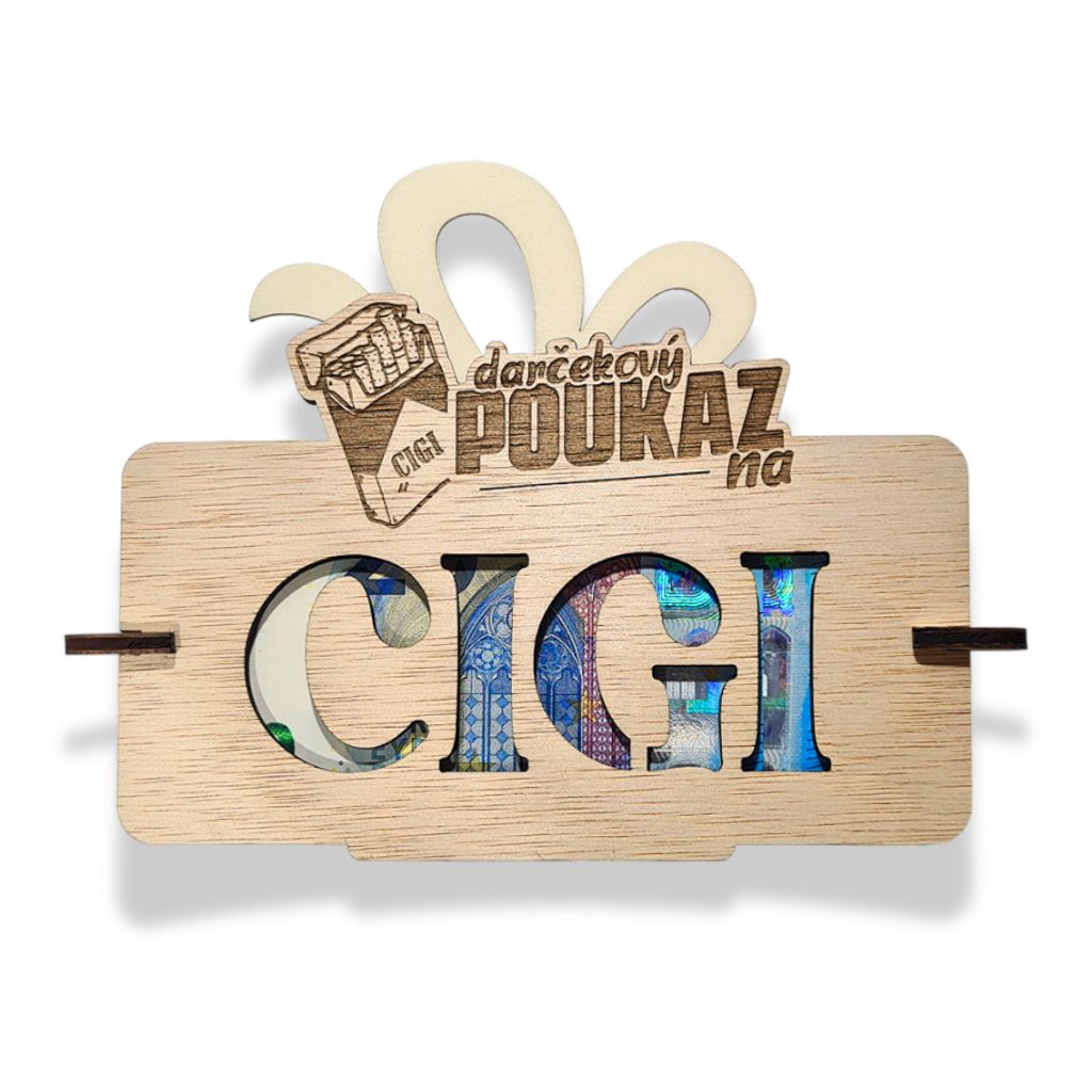 Darčekový poukaz na Cigi