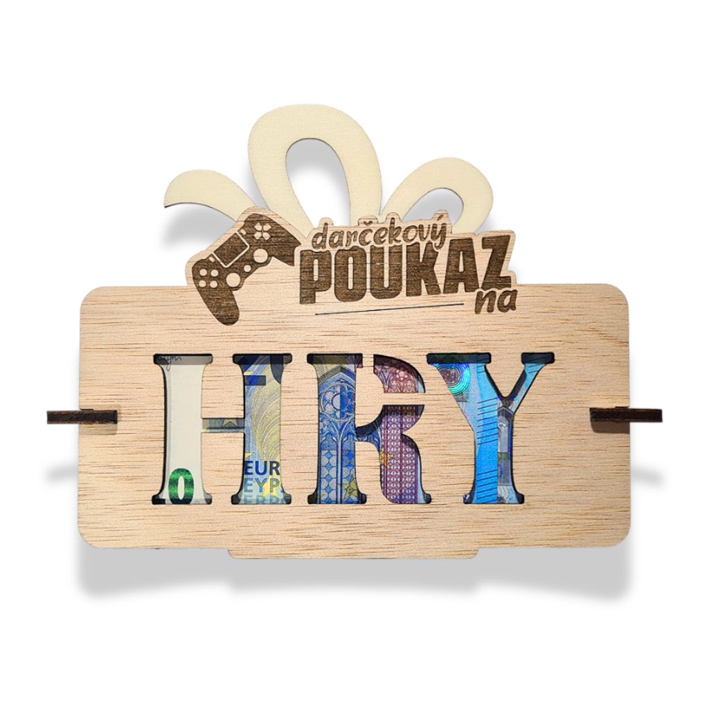 Darčekový poukaz na Hry