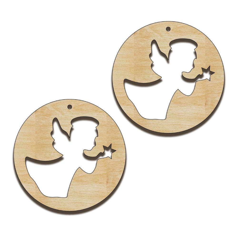 Výrez - Anjelikovia v krúžku 2ks