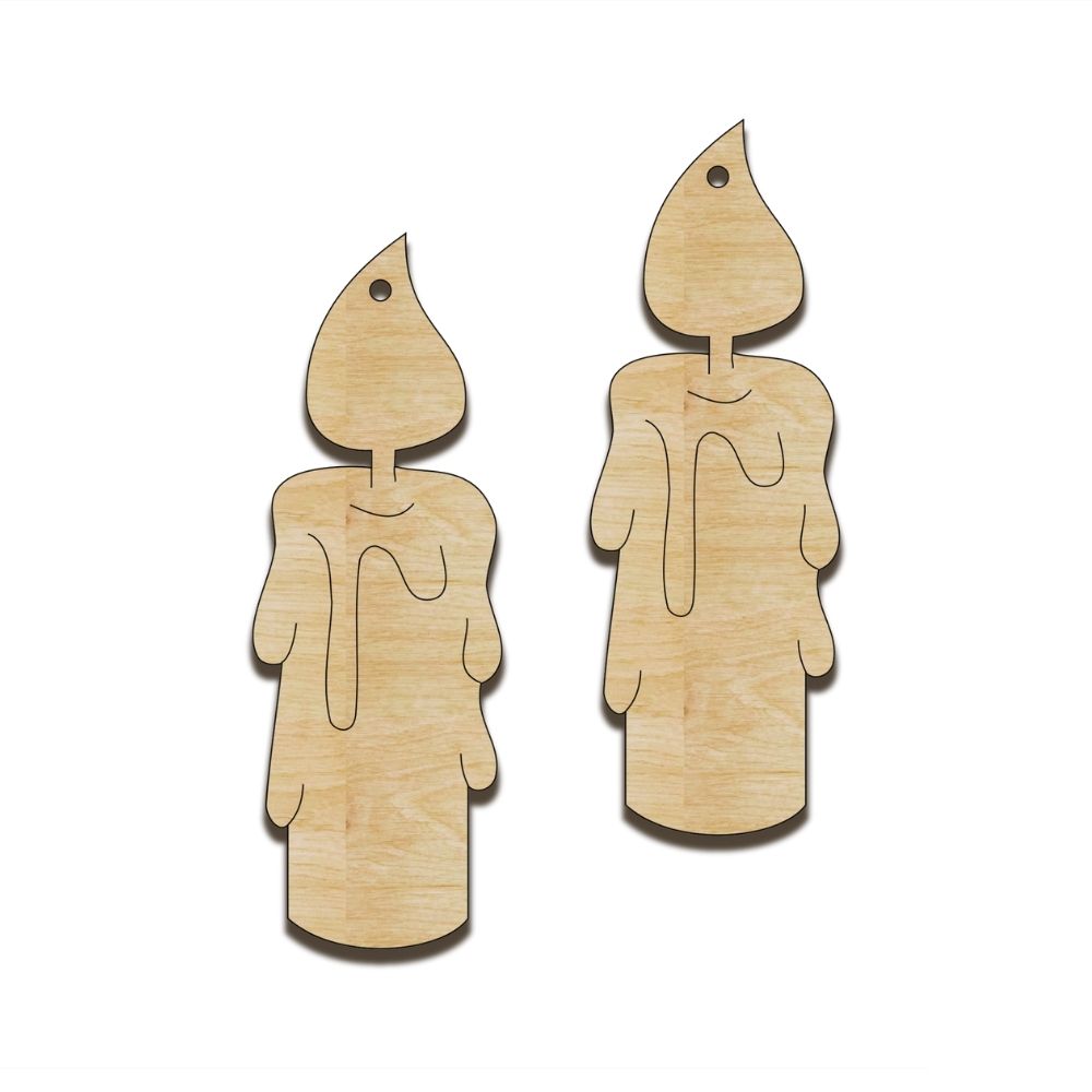 Výrez - Sviečky 2ks