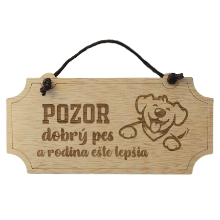 Dekoračná tabuľka | DOBRÝ PES