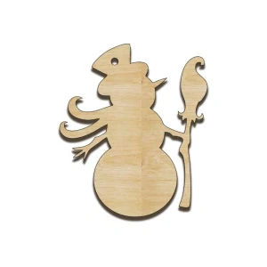 Výrez - Snehuliak s metlou