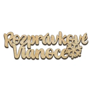 Drevený výrez | Rozprávkové Vianoce