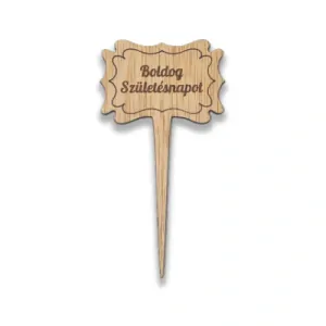 Beszúró - szülinapi tábla