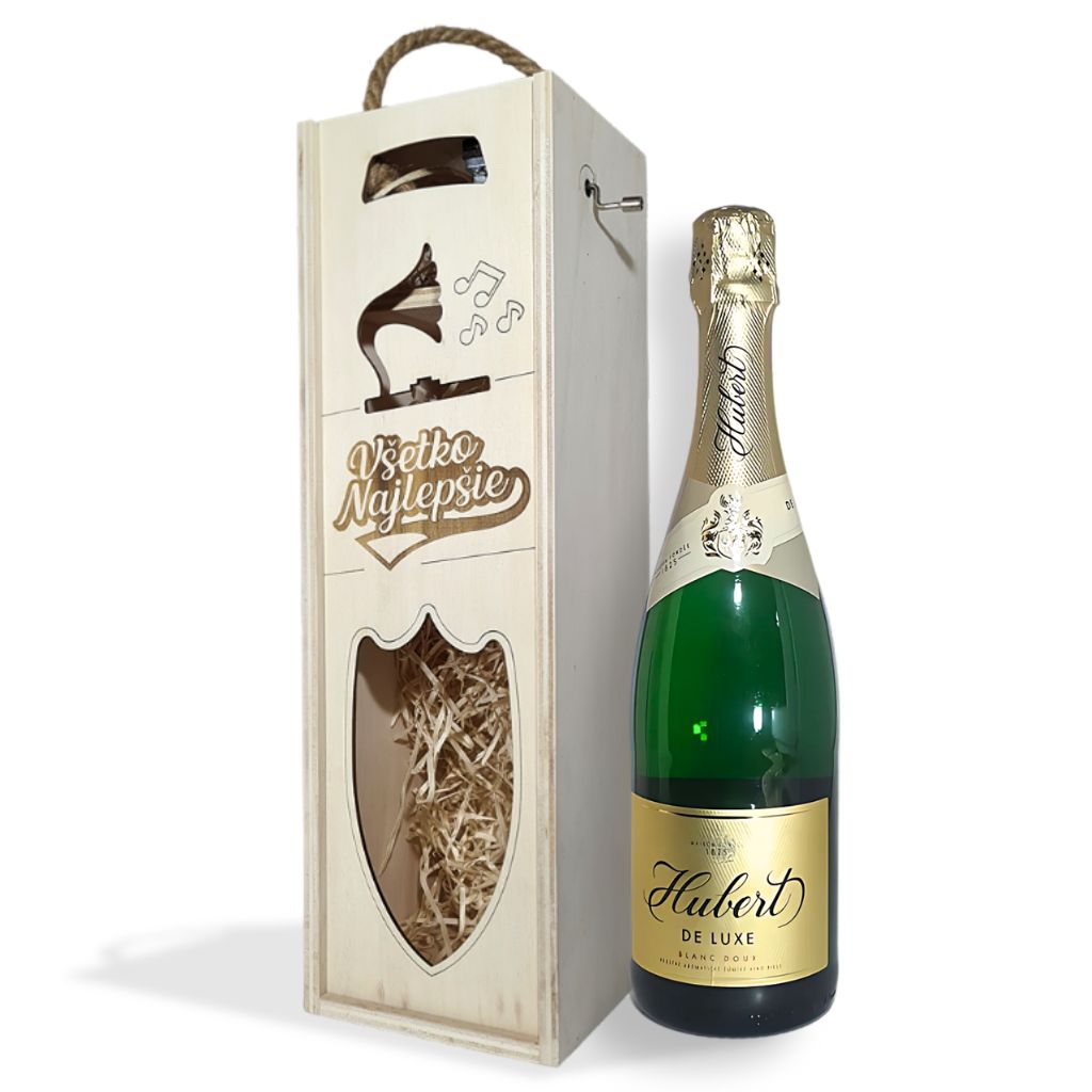 Krabica na šampanské - Narodeninová