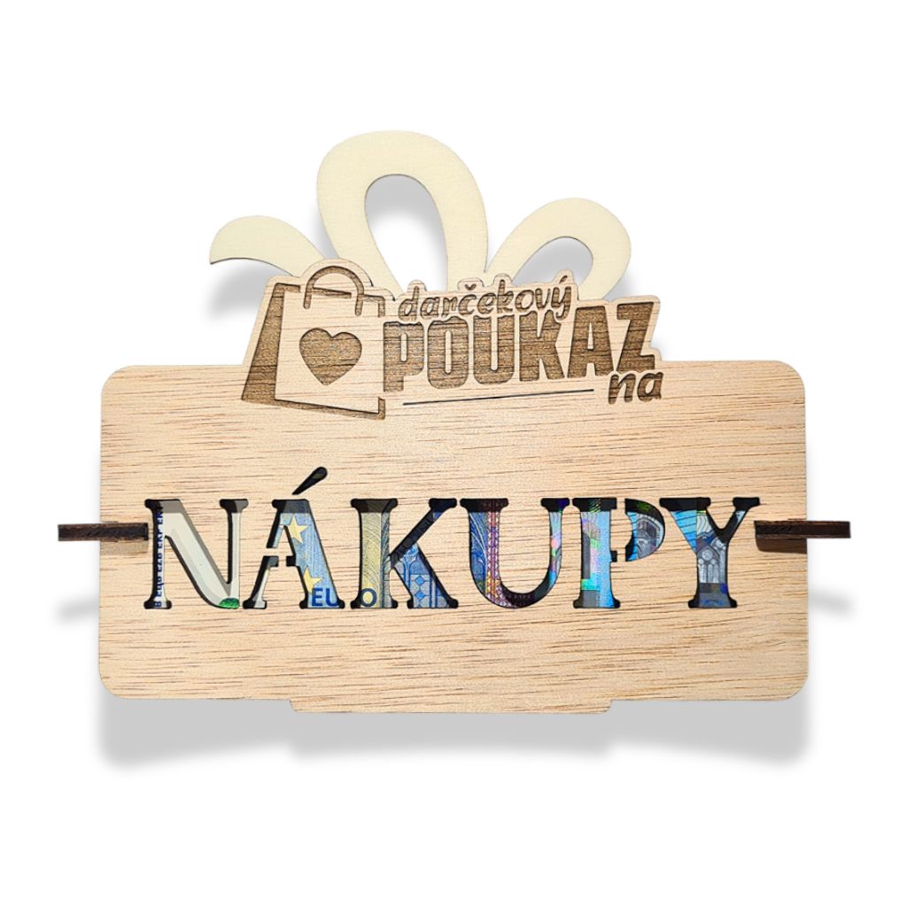 Darčekový poukaz na Nákupy