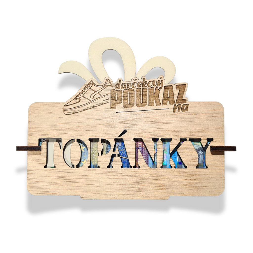 Darčekový poukaz na Topánky