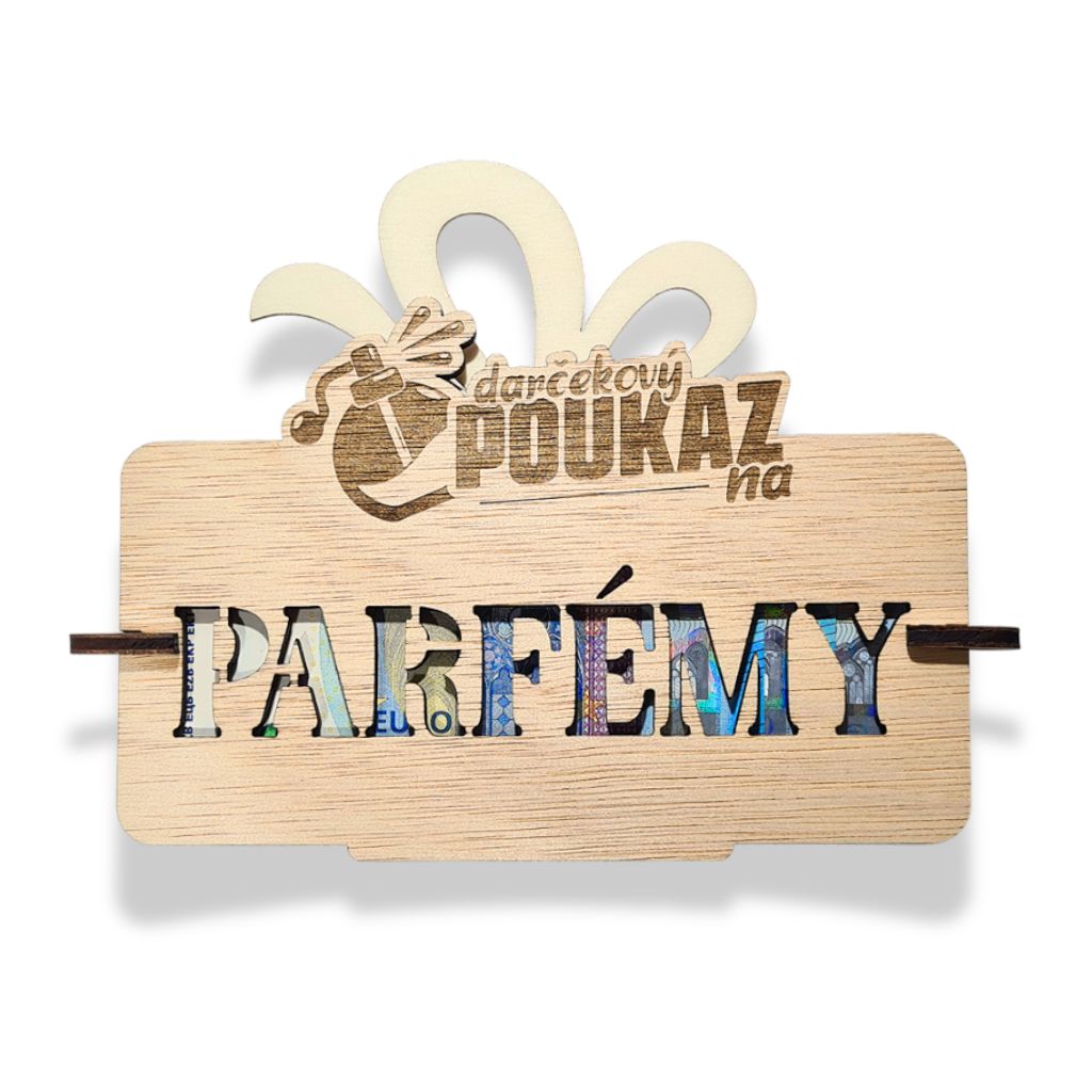 Darčekový poukaz na Parfémy