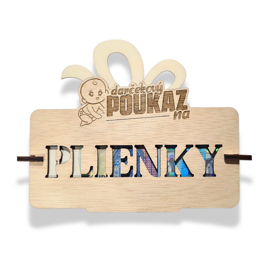 Darčekový poukaz na Plienky