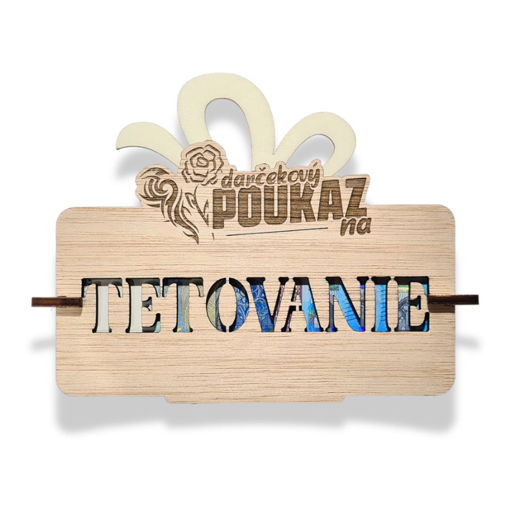 Darčekový poukaz na Tetovanie