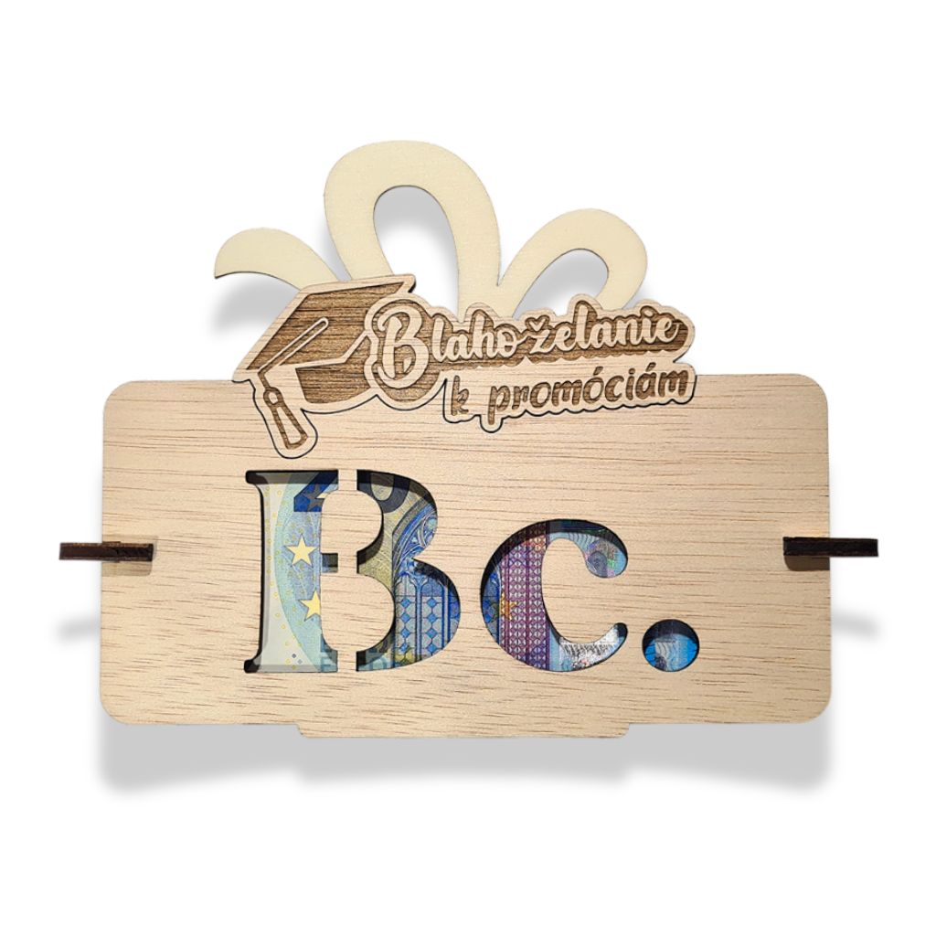 Darček k promóciám - Bc.