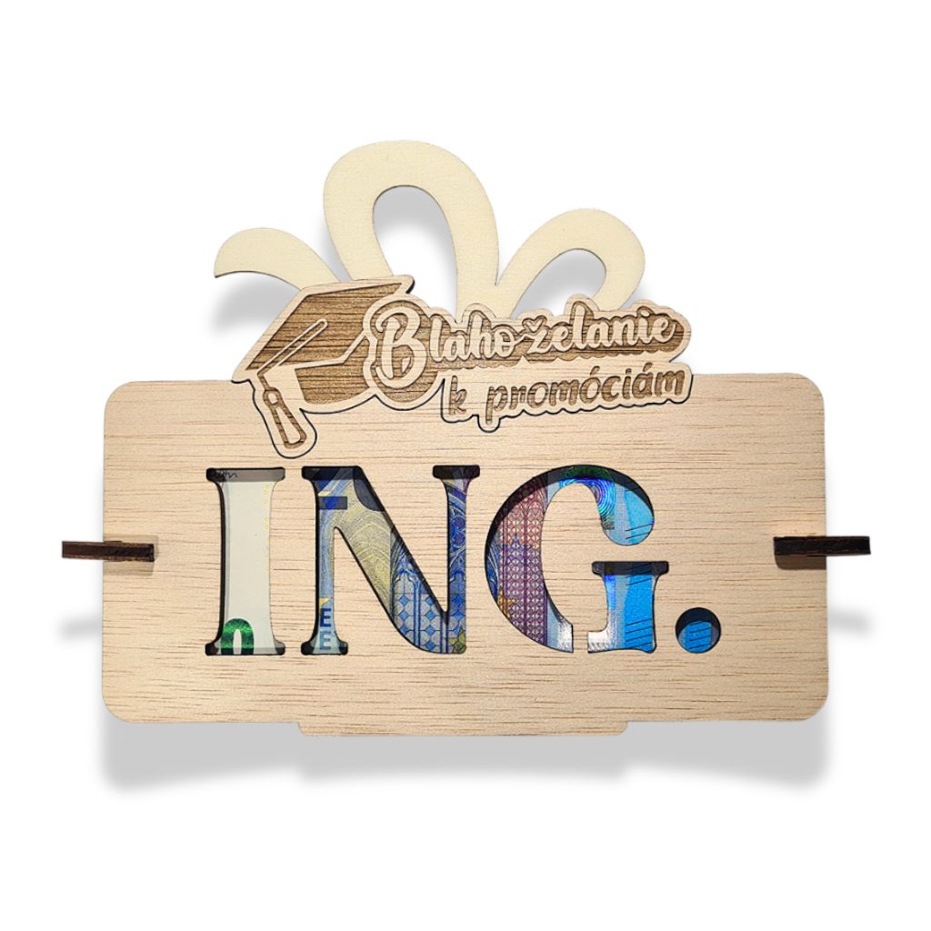 Darček k promóciám - Ing.