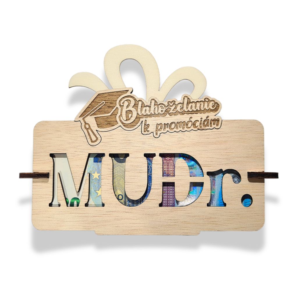 Darček k promóciám - MUDr.