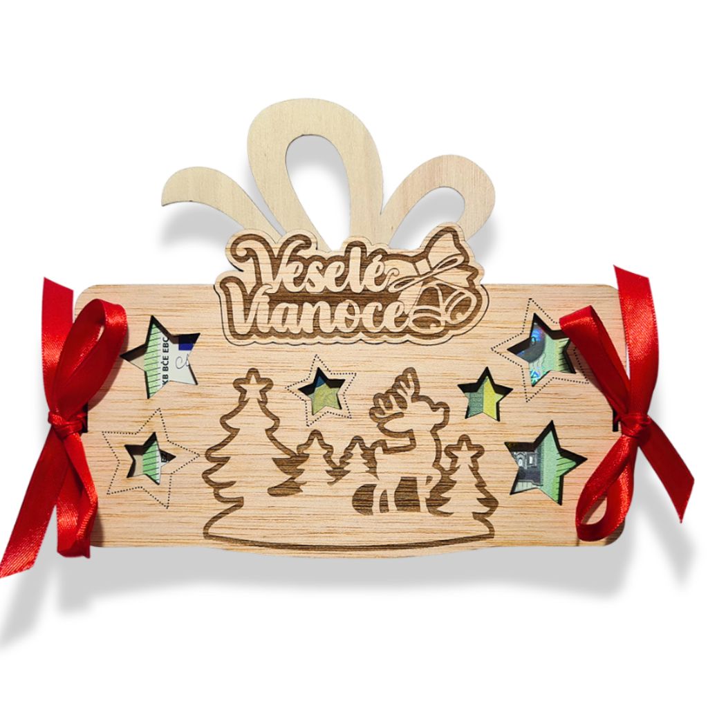 Obálka na peniaze - Veselé Vianoce