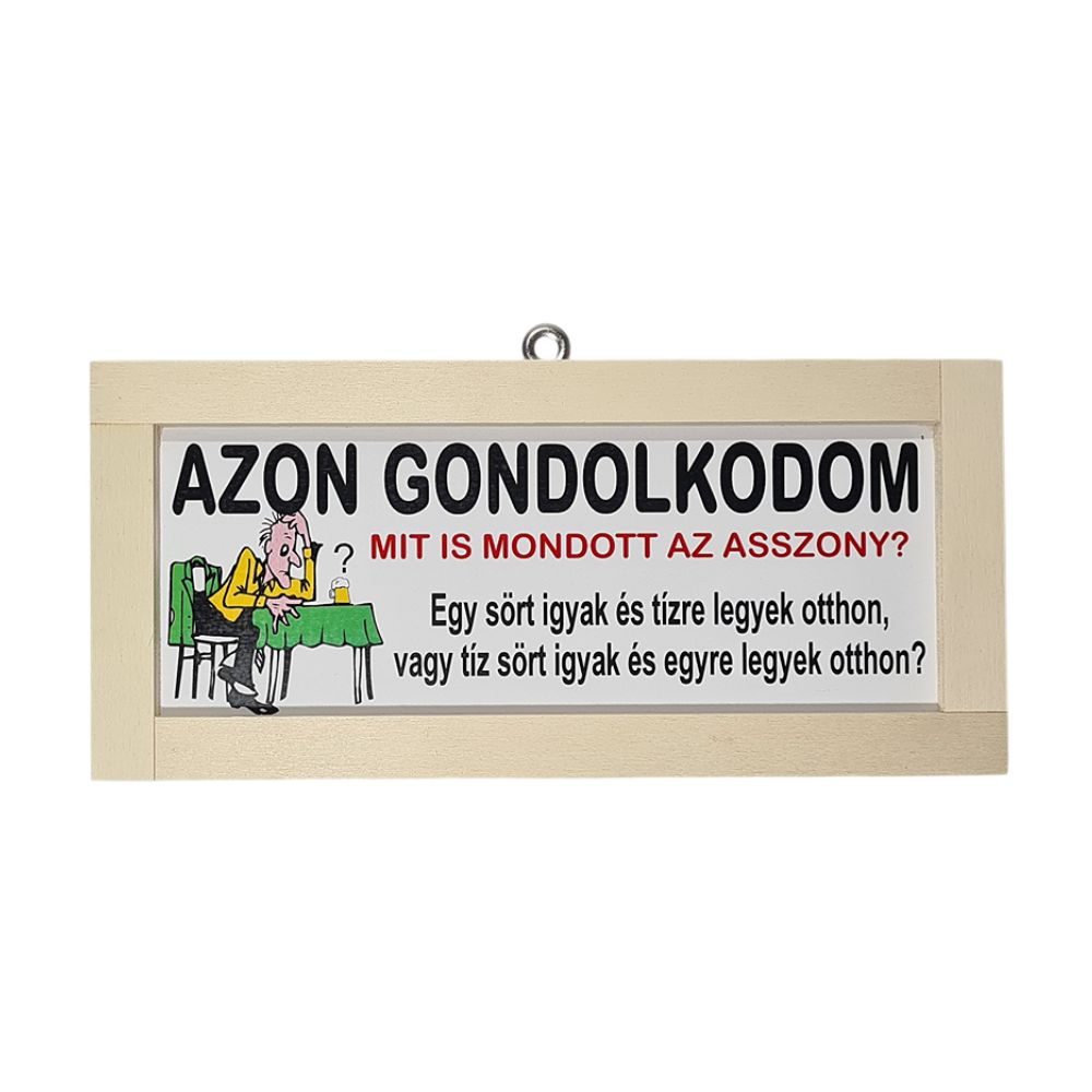 Faltábla - Gondolkodom