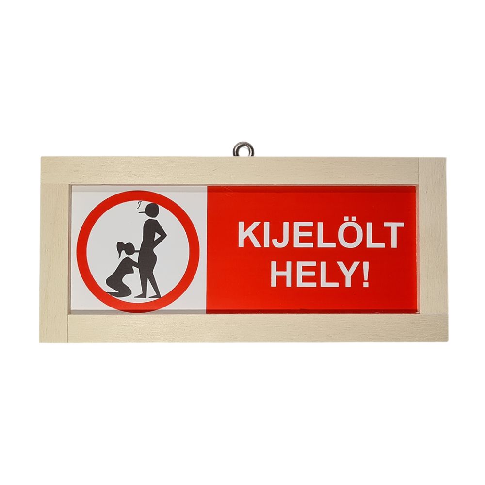 Faltábla - Kijelölt hely