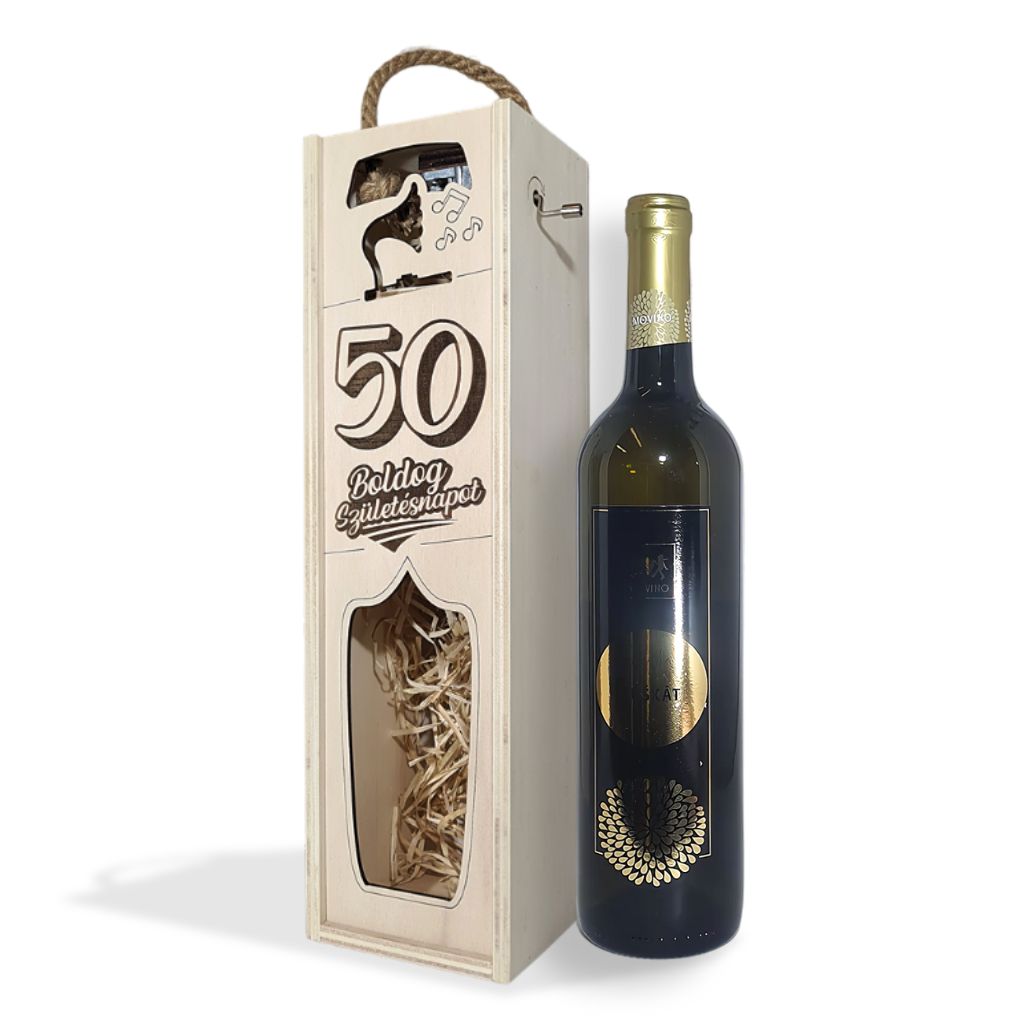 Bor doboz - Évszámokkal