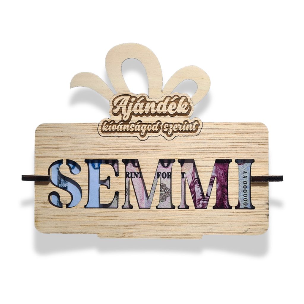 Képeslap pénzre - Semmi