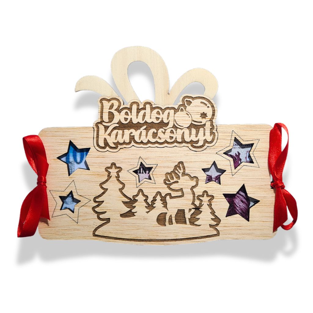 Képeslap pénzre - Boldog karácsonyt