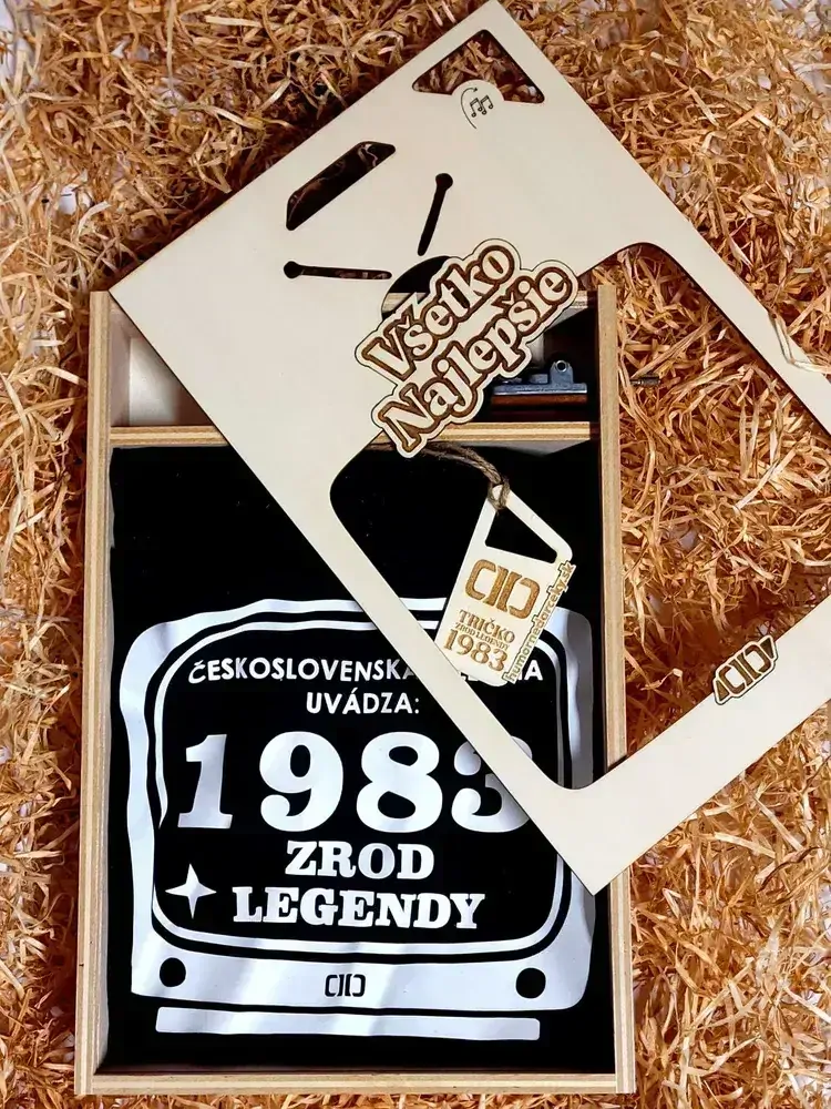 Tričko v darčekovej krabici | Mužské