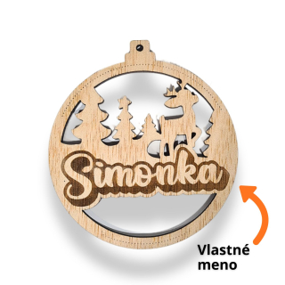 Vianočná guľa | S menom